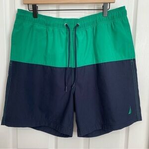 🔥 5/$25 Nautica Colorblock Swim Trunks